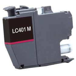 Compatible inkjet cartridge for Brother LC401M - magenta