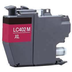 Compatible inkjet cartridge for Brother LC402XLM - high yield magenta