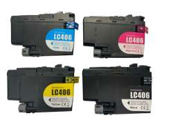 Compatible inkjet cartridges Multipack for Brother LC406 - 4 pack