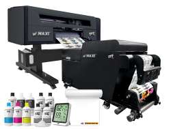 DTF PRO MAXi (includes Dual Printhead MAXi DTF Printer with Embedded Roll Feeder, SLIMSHAKER Powder Application and Curing Machine, RIP Software, Training and Onboarding)