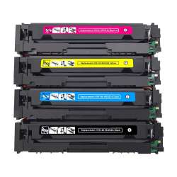 Compatible HP 414A toner cartridges - WITH CHIP - 4-pack