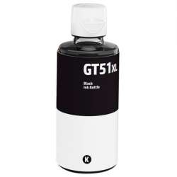 Compatible ink bottle for HP GT51XL - high capacity black