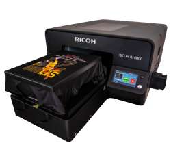 RICOH RI4000 Printer (Includes Software, Standard Platen, Training and Onboarding) - does automated pretreatment / enhancing, includes supplies