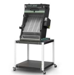 Vastex PTF-100 with Stand and D100 Conveyor Dryer