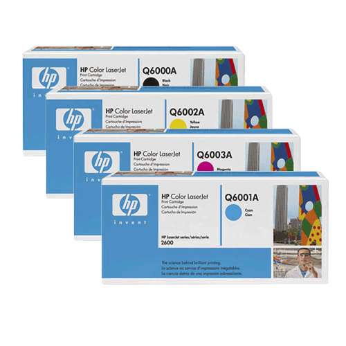 Baglæns tilnærmelse Prelude Original HP Q6000A / Q6001A / Q6002A / Q6003A toner cartridges - 4-pack -  123 Refills