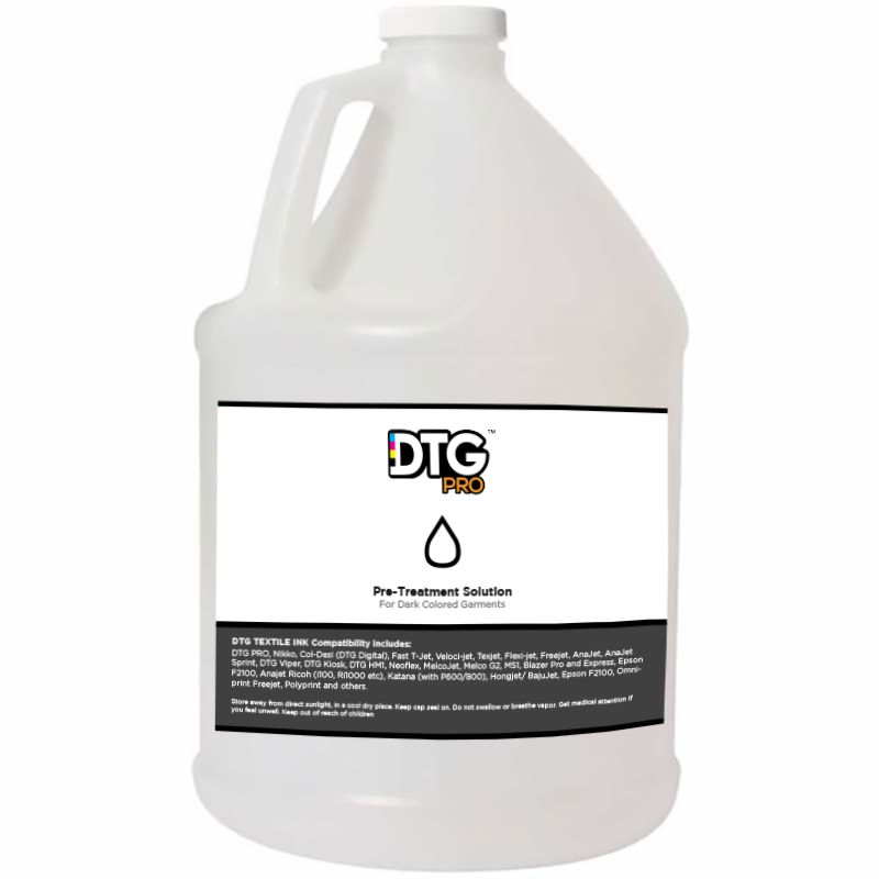 DTG PRO 1 Gallon Pre-Treatment Solution for Dark Colored Garments > 123 Refills